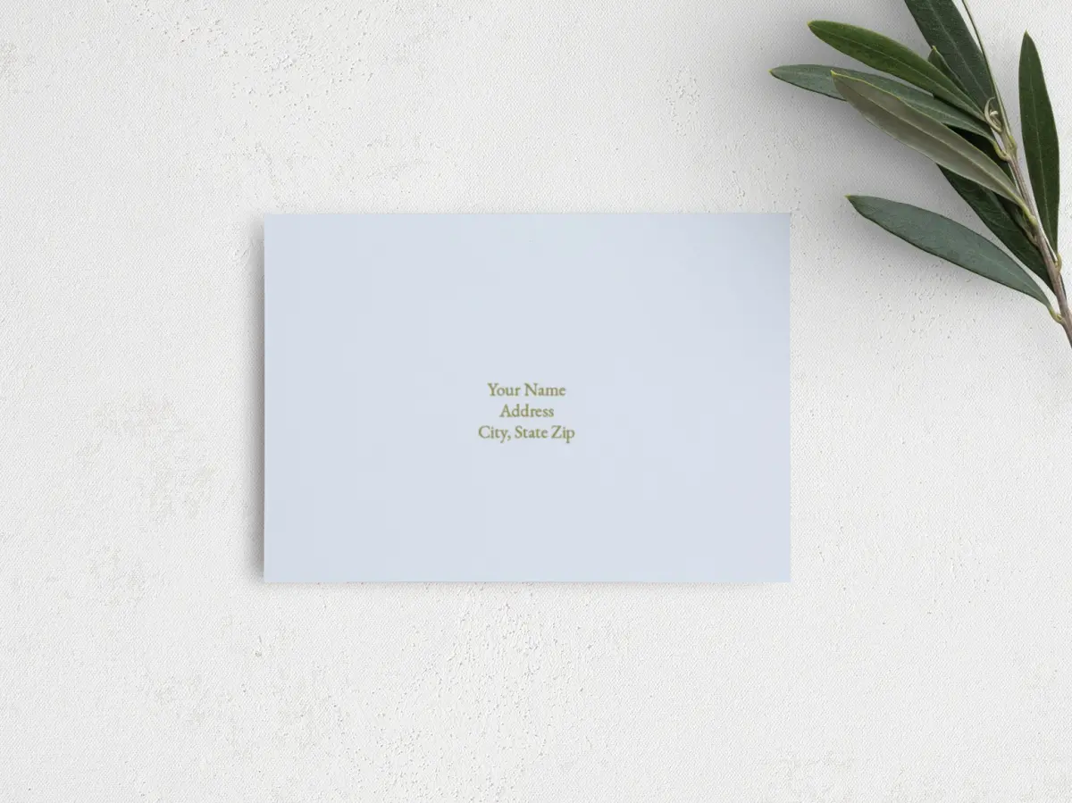 RSVP Postcard Mailing Side