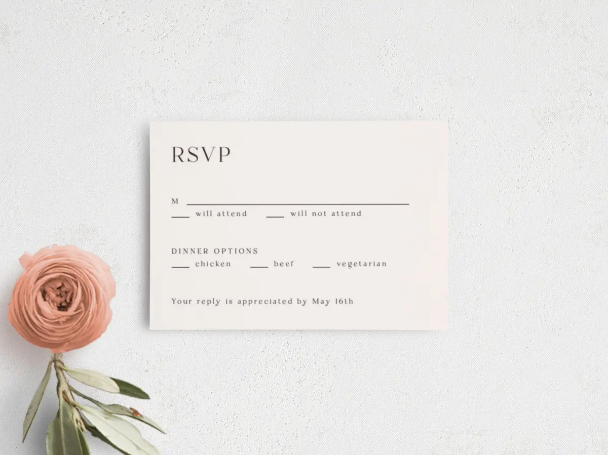 RSVP Postcard