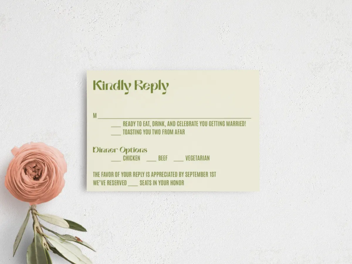 RSVP Postcard