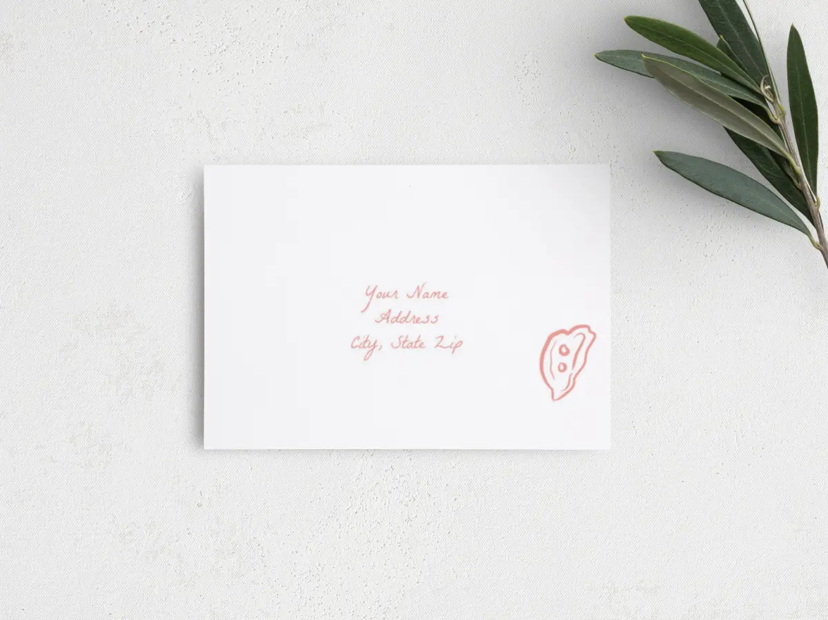 RSVP Postcard Mailing Side