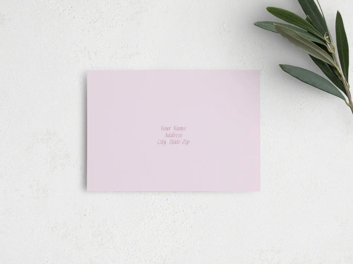 RSVP Postcard Mailing Side
