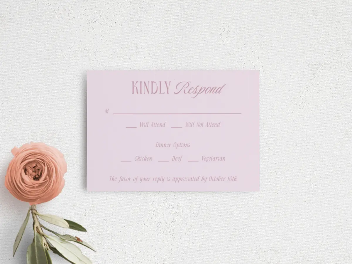 RSVP Postcard