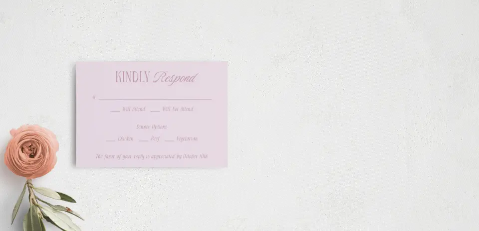 RSVP Postcard