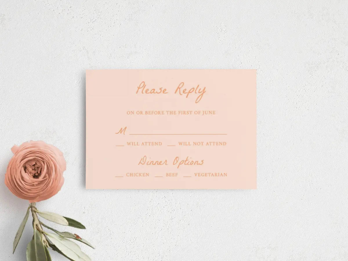 RSVP Postcard