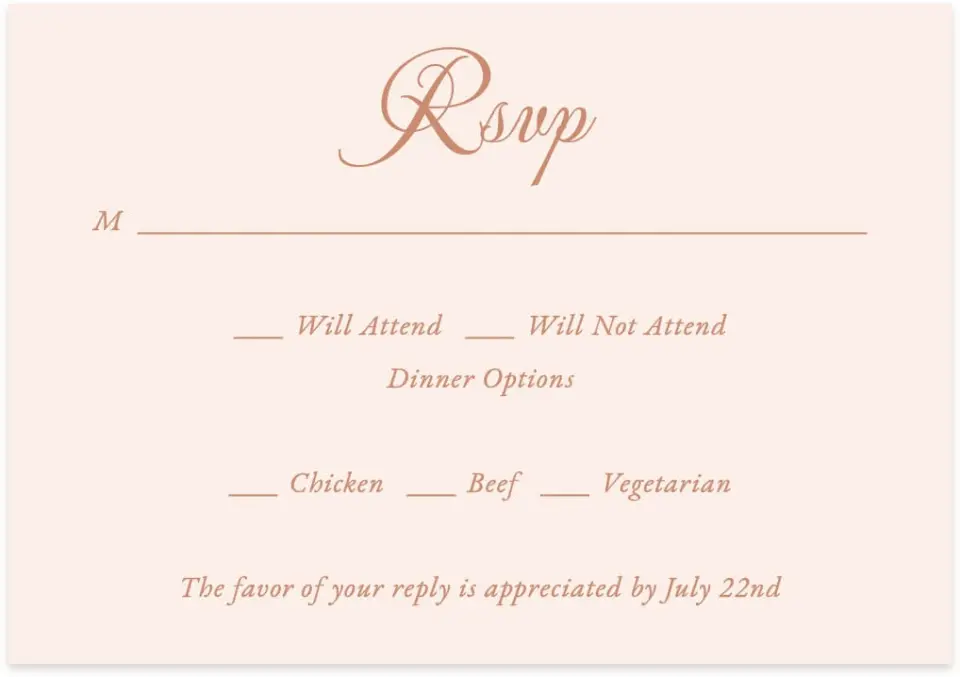 This is a 5" x 3½" Wedding Invitation RSVP Postcard called Patterned Love printed in full color with Silver foil on Luxe Satin (coated) paper