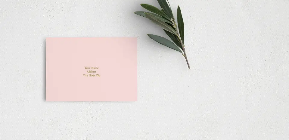 RSVP Postcard Mailing Side