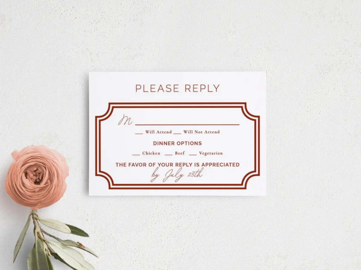 RSVP Postcard