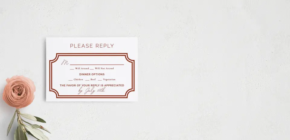 RSVP Postcard