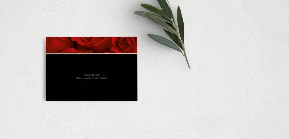 Guest Information Card Back View