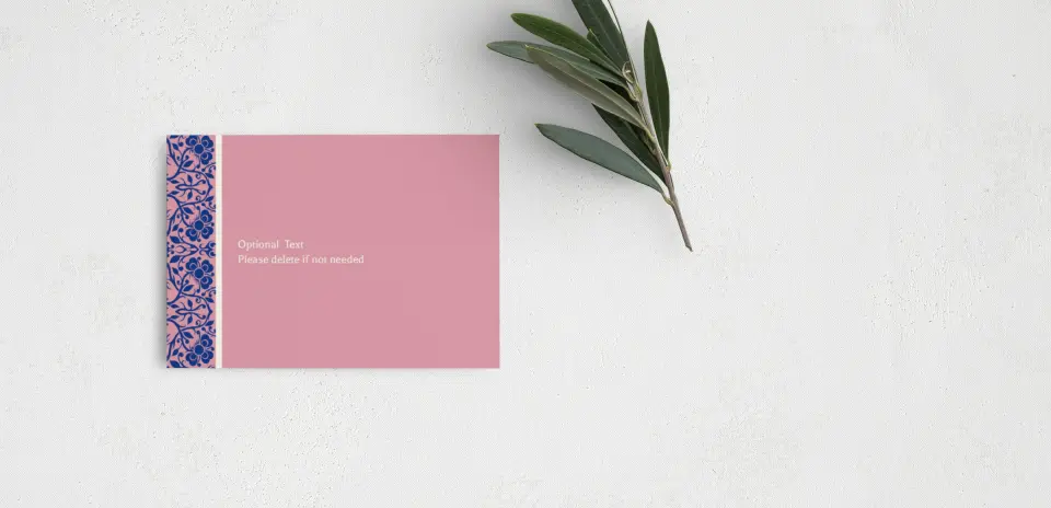 Guest Information Card Back View