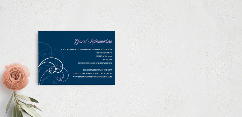 Guest Information Card