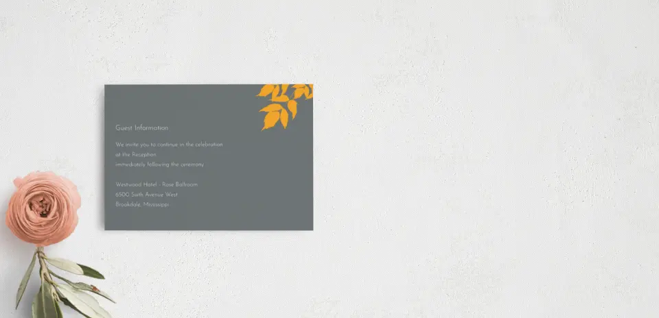 Guest Information Card