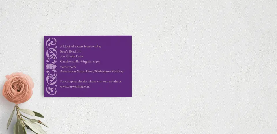 Guest Information Card