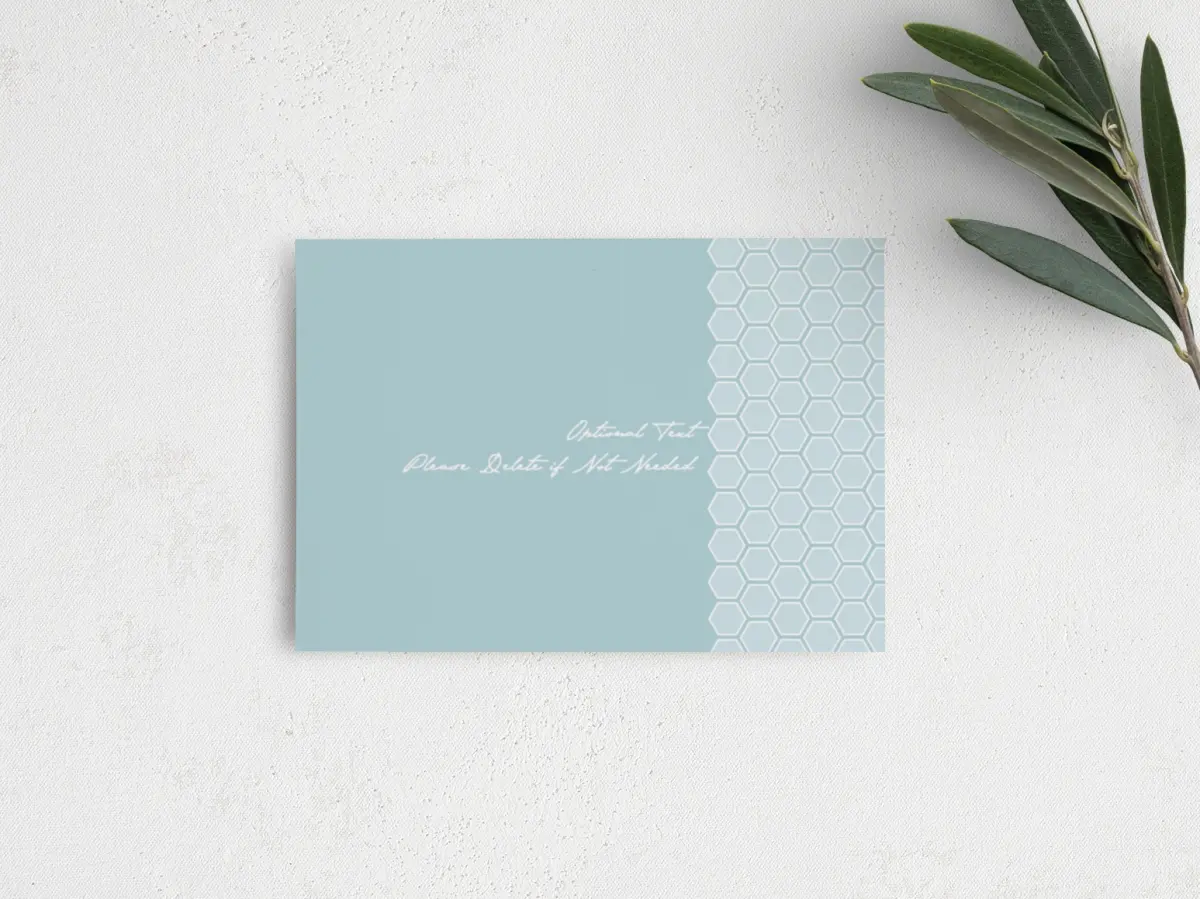Guest Information Card Back View