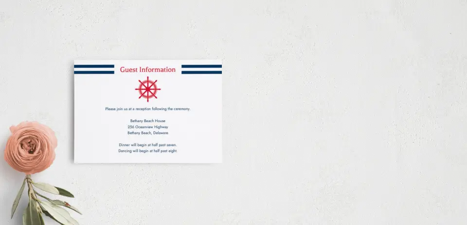 Guest Information Card