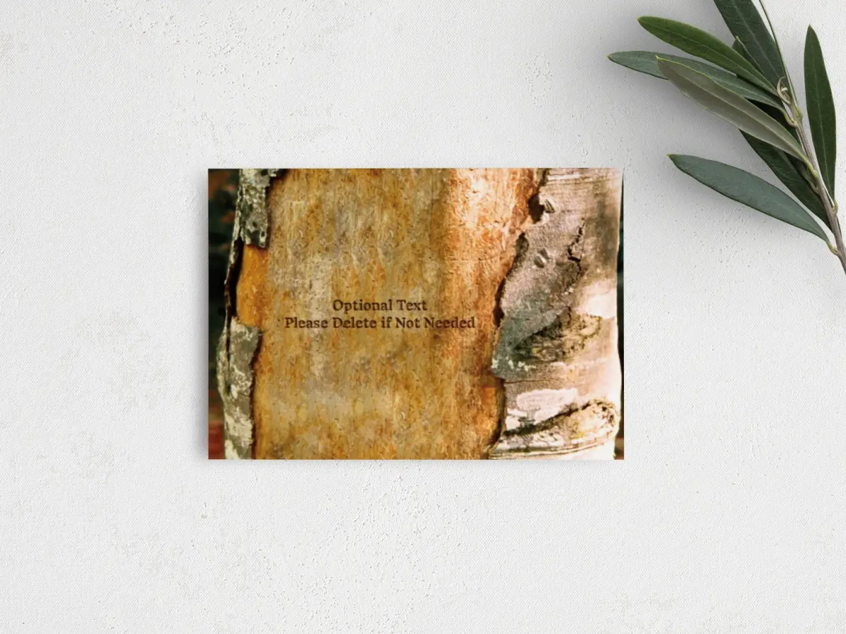 Guest Information Card Back View