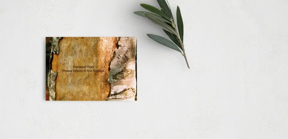 Guest Information Card Back View
