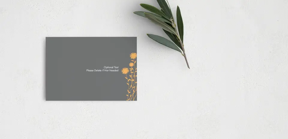 Guest Information Card Back View