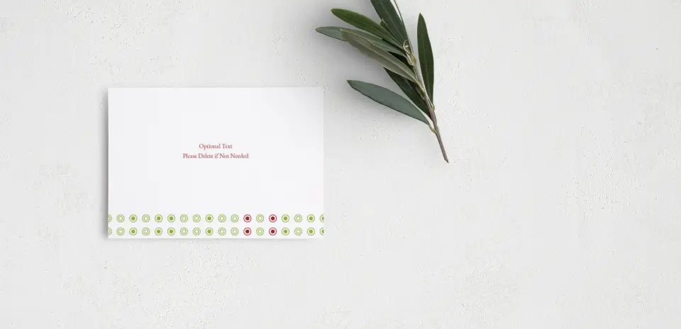 Guest Information Card Back View