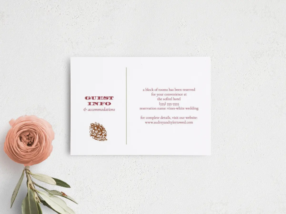 Guest Information Card
