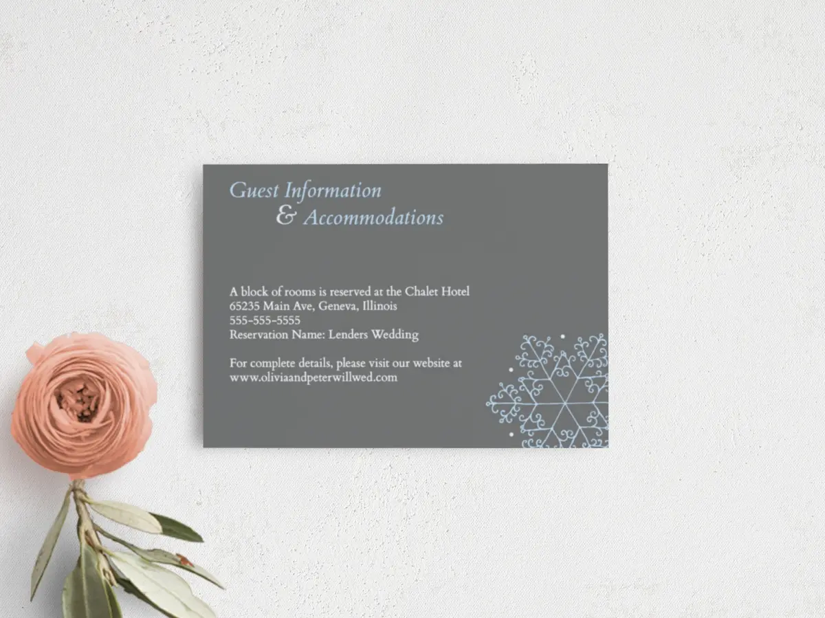 Guest Information Card