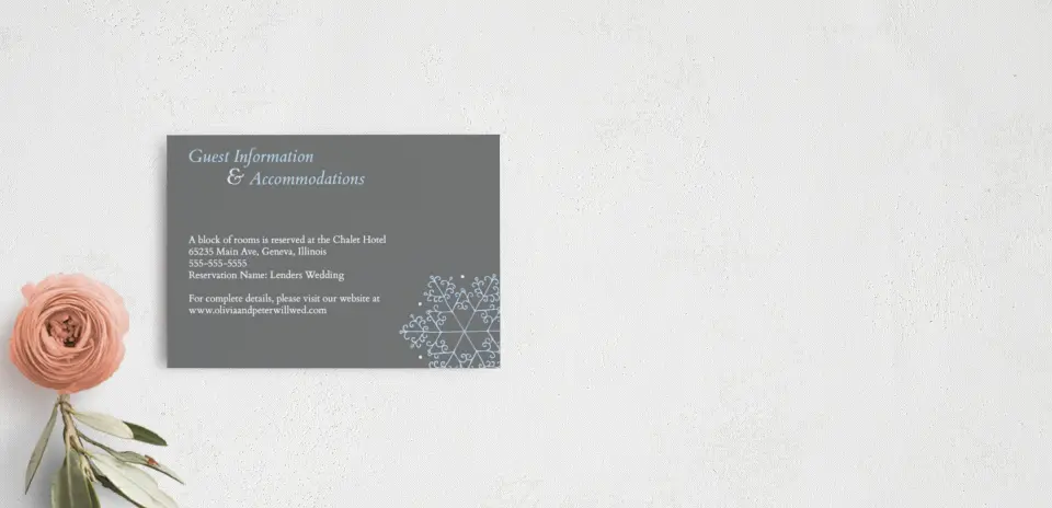 Guest Information Card