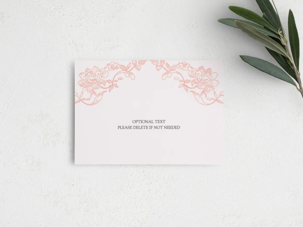 Guest Information Card Back View