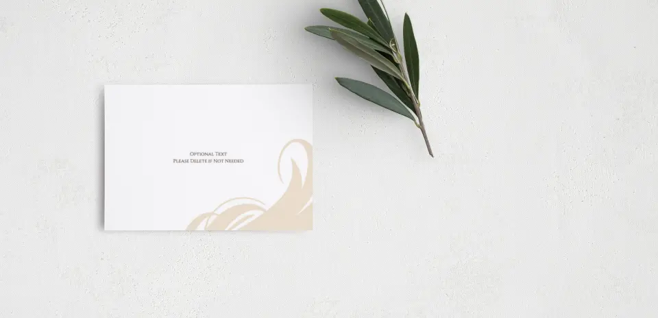Guest Information Card Back View