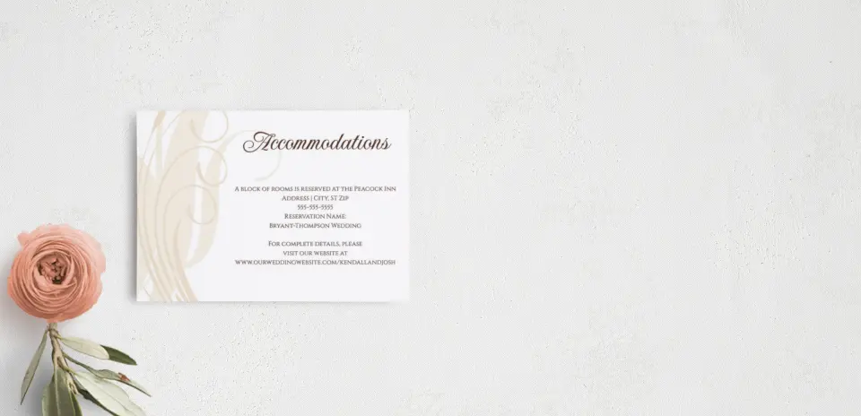 Guest Information Card