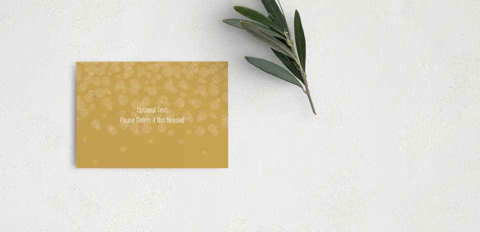 Guest Information Card Back View