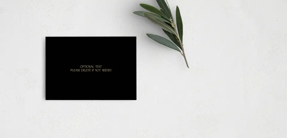 Guest Information Card Back View