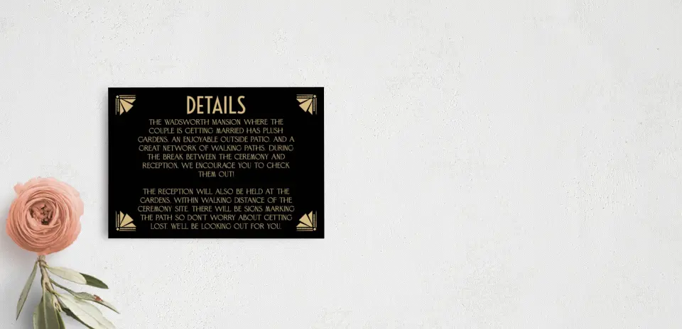 Guest Information Card