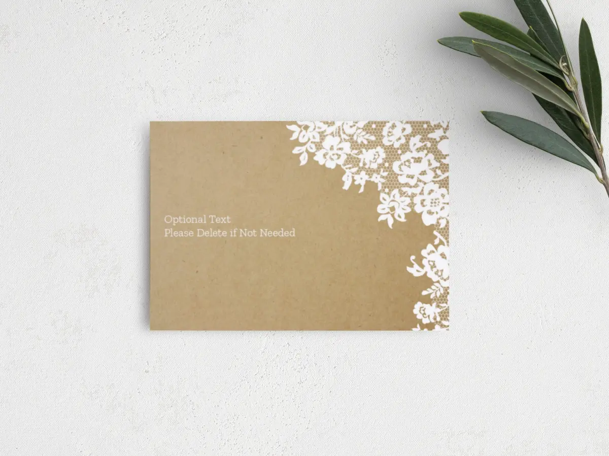 Guest Information Card Back View