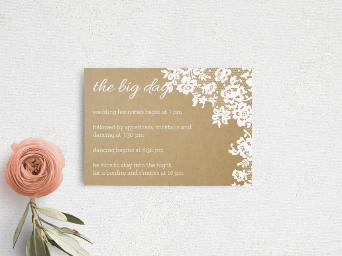 Guest Information Card
