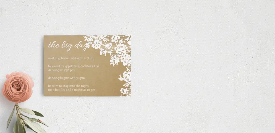 Guest Information Card