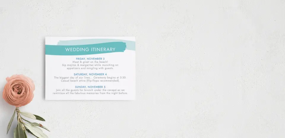 Guest Information Card