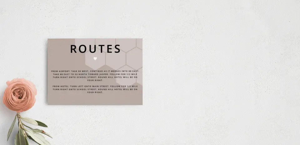 Guest Information Card