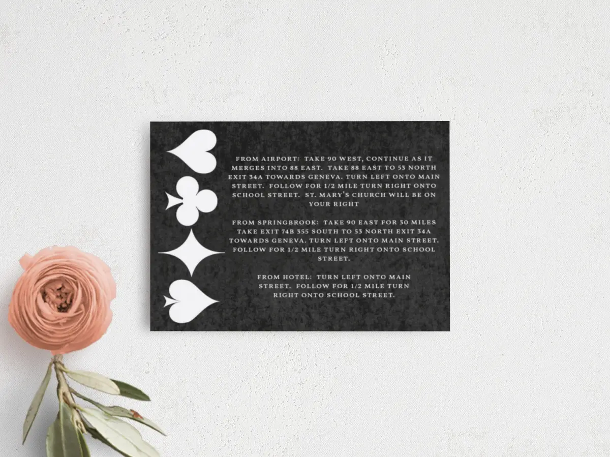 Guest Information Card