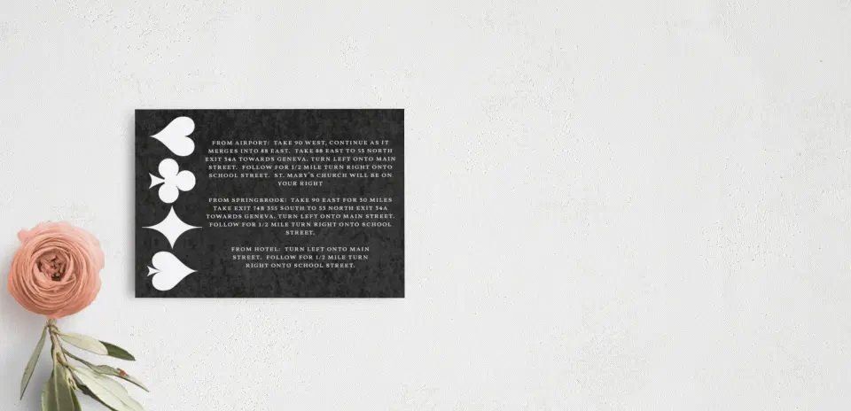 Guest Information Card