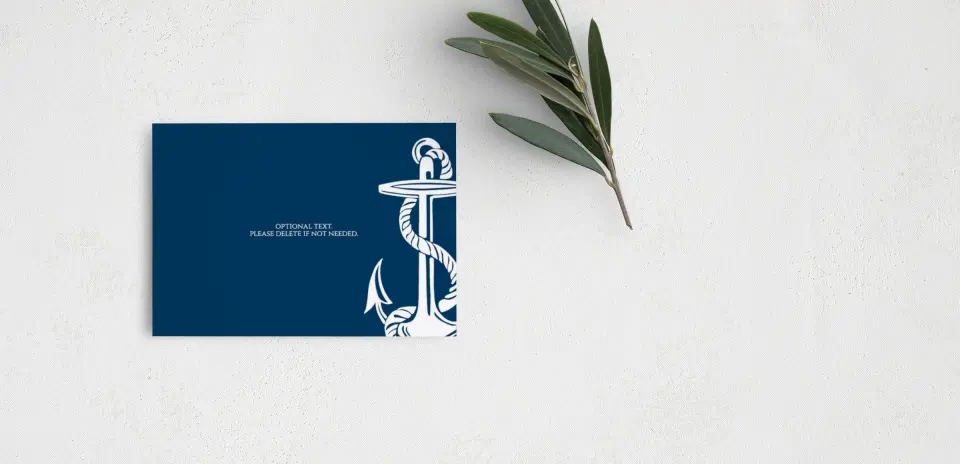 Guest Information Card Back View