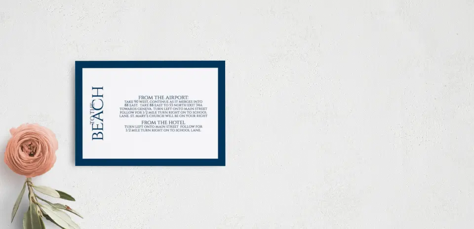 Guest Information Card