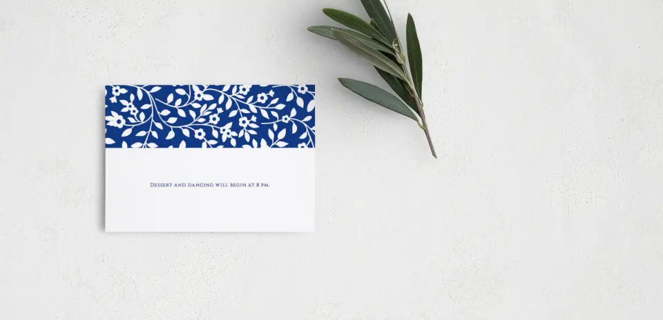 Guest Information Card Back View