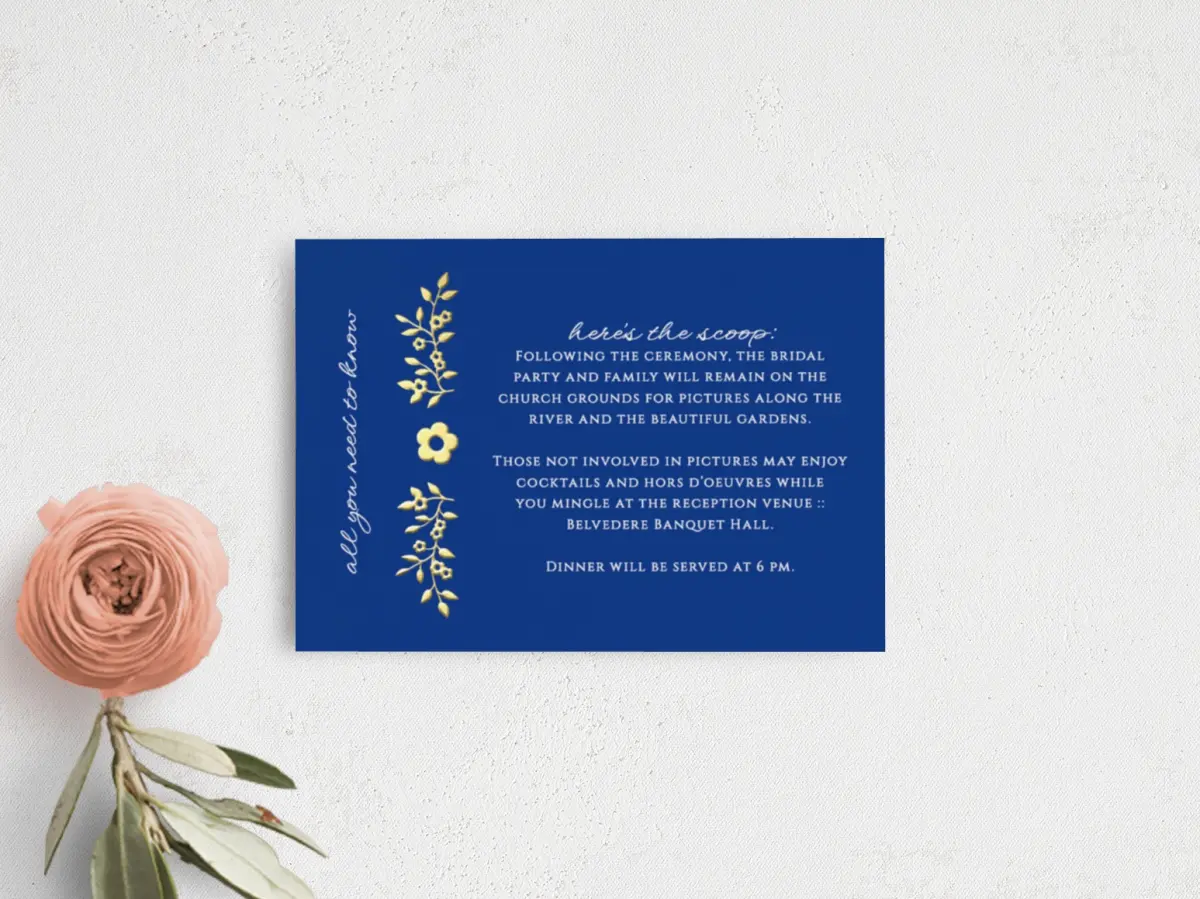 Guest Information Card