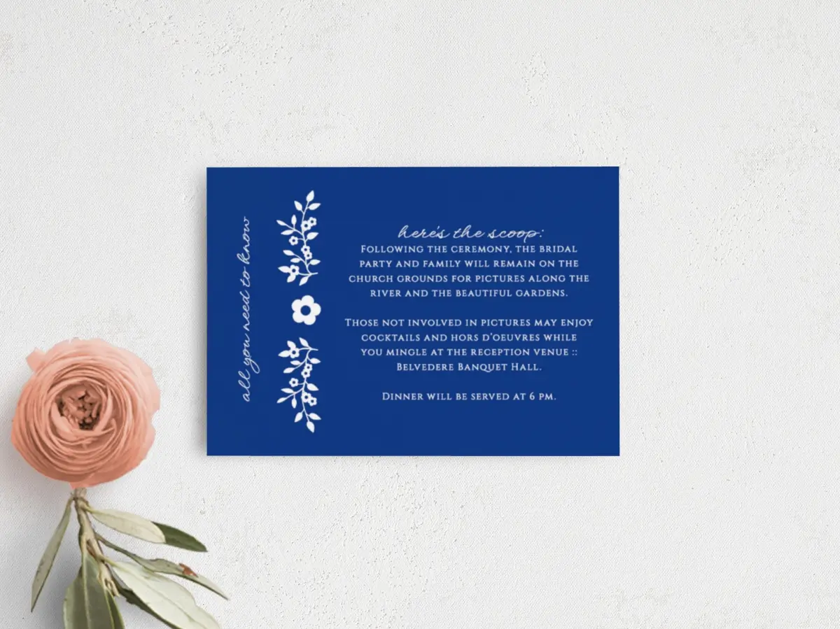 Guest Information Card