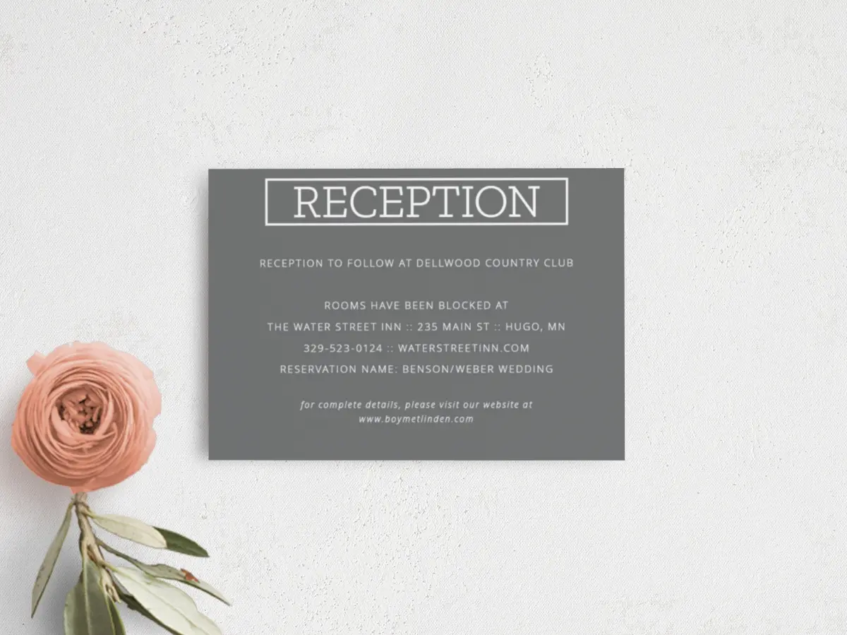 Guest Information Card