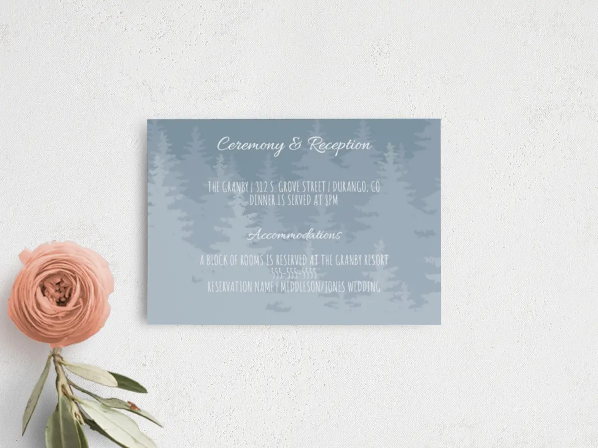 Guest Information Card
