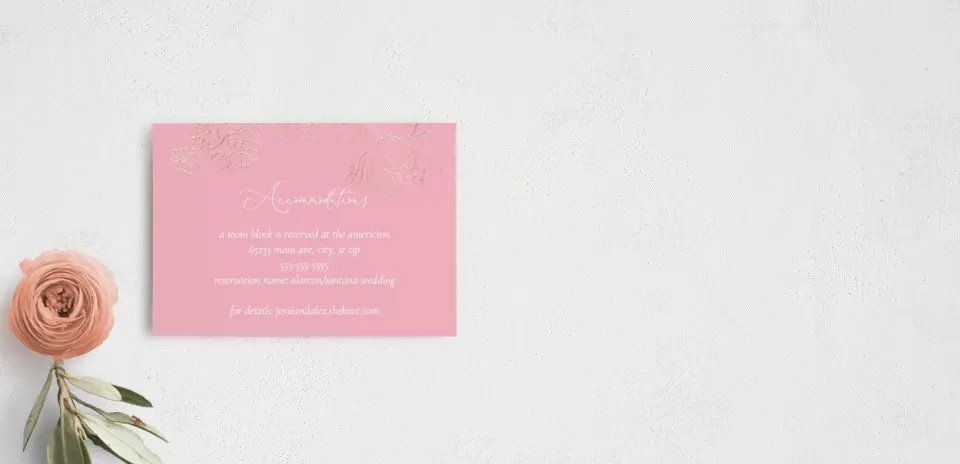 Guest Information Card