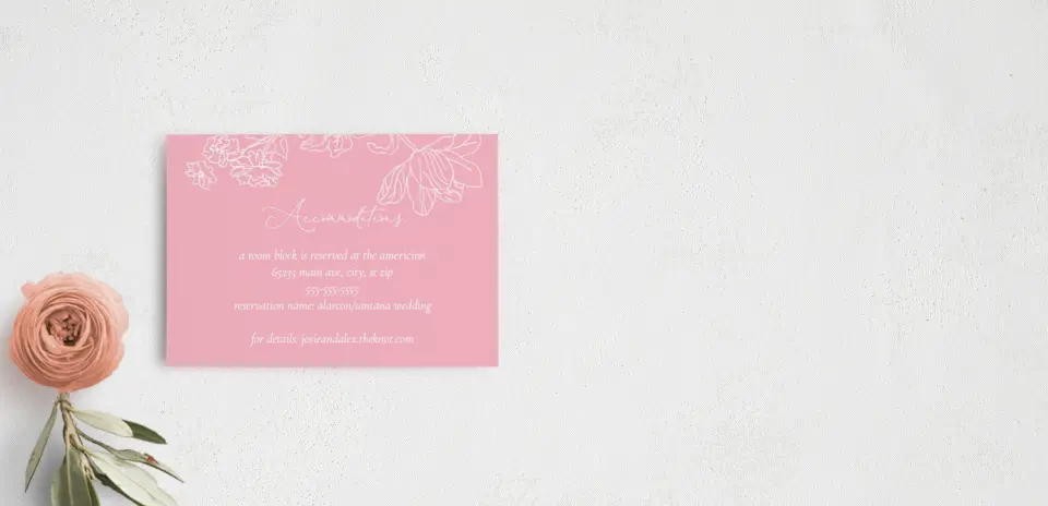 Guest Information Card