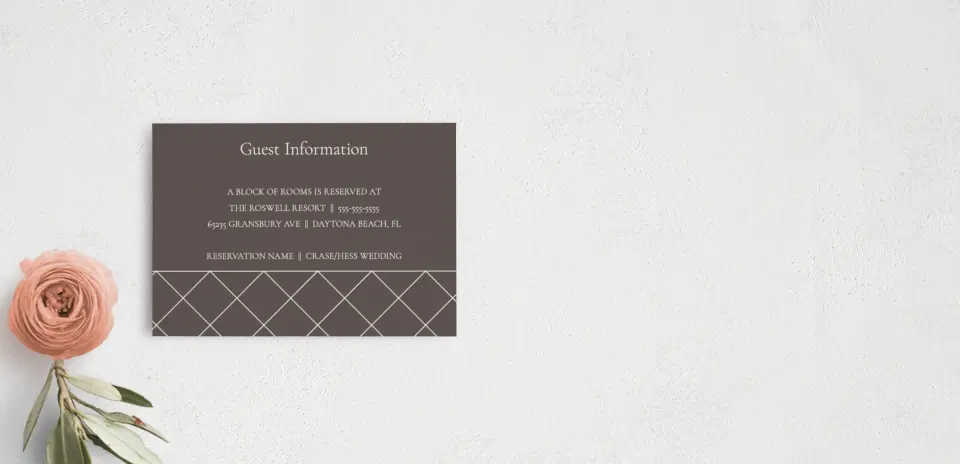 Guest Information Card