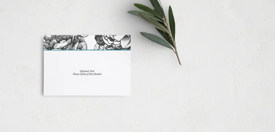 Guest Information Card Back View